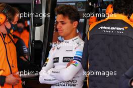 Lando Norris (GBR) McLaren. 23.02.2022. Formula One Testing, Day One, Barcelona, Spain. Wednesday.