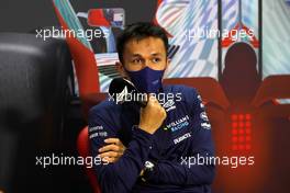 Alexander Albon (THA) Williams Racing in the FIA Press Conference. 11.03.2022. Formula 1 Testing, Sakhir, Bahrain, Day Two.