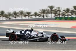 Yuki Tsunoda (JPN) AlphaTauri AT03. 11.03.2022. Formula 1 Testing, Sakhir, Bahrain, Day Two.