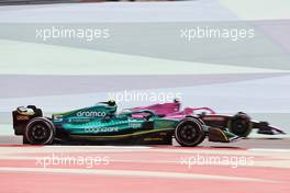 Sebastian Vettel (GER) Aston Martin F1 Team AMR22. 11.03.2022. Formula 1 Testing, Sakhir, Bahrain, Day Two.