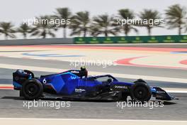 Nicholas Latifi (CDN) Williams Racing FW44. 11.03.2022. Formula 1 Testing, Sakhir, Bahrain, Day Two.