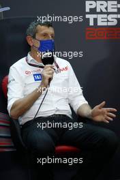 Guenther Steiner (ITA) Haas F1 Team Prinicipal in the FIA Press Conference. 11.03.2022. Formula 1 Testing, Sakhir, Bahrain, Day Two.