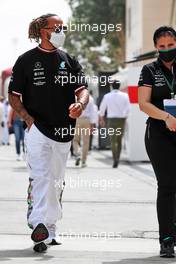 Lewis Hamilton (GBR) Mercedes AMG F1. 11.03.2022. Formula 1 Testing, Sakhir, Bahrain, Day Two.