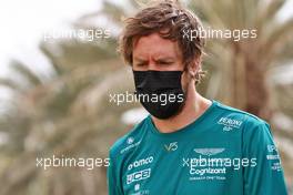 Sebastian Vettel (GER) Aston Martin F1 Team. 11.03.2022. Formula 1 Testing, Sakhir, Bahrain, Day Two.