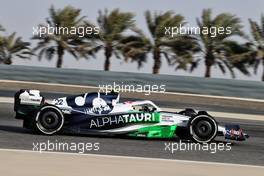 Yuki Tsunoda (JPN) AlphaTauri AT03. 12.03.2022. Formula 1 Testing, Sakhir, Bahrain, Day Three.