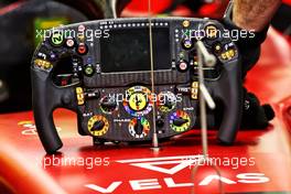 Ferrari F1-75 - steering wheel. 12.03.2022. Formula 1 Testing, Sakhir, Bahrain, Day Three.