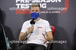 Kevin Magnussen (DEN) Haas F1 Team in the FIA Press Conference. 12.03.2022. Formula 1 Testing, Sakhir, Bahrain, Day Three.