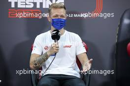 Kevin Magnussen (DEN) Haas F1 Team in the FIA Press Conference. 12.03.2022. Formula 1 Testing, Sakhir, Bahrain, Day Three.