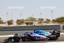 Esteban Ocon (FRA) Alpine F1 Team A522. 10.03.2022. Formula 1 Testing, Sakhir, Bahrain, Day One.
