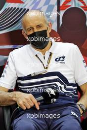 Franz Tost (AUT) AlphaTauri Team Principal in the FIA Press Conference. 10.03.2022. Formula 1 Testing, Sakhir, Bahrain, Day One.