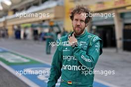 Sebastian Vettel (GER) Aston Martin F1 Team. 10.03.2022. Formula 1 Testing, Sakhir, Bahrain, Day One.