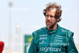 Sebastian Vettel (GER) Aston Martin F1 Team. 10.03.2022. Formula 1 Testing, Sakhir, Bahrain, Day One.