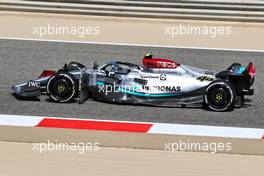 Lewis Hamilton (GBR) Mercedes AMG F1 W13. 10.03.2022. Formula 1 Testing, Sakhir, Bahrain, Day One.