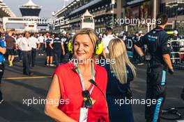 Diana Binks (GBR) Journalist and Motorsport Presenter. 20.11.2022. Formula 1 World Championship, Rd 22, Abu Dhabi Grand Prix, Yas Marina Circuit, Abu Dhabi, Race Day.