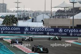 Sebastian Vettel (GER) Aston Martin F1 Team AMR22. 20.11.2022. Formula 1 World Championship, Rd 22, Abu Dhabi Grand Prix, Yas Marina Circuit, Abu Dhabi, Race Day.