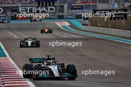 George Russell (GBR) Mercedes AMG F1 W13. 20.11.2022. Formula 1 World Championship, Rd 22, Abu Dhabi Grand Prix, Yas Marina Circuit, Abu Dhabi, Race Day.