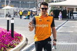 Pato O'Ward (MEX) McLaren Test Driver. 19.11.2022. Formula 1 World Championship, Rd 22, Abu Dhabi Grand Prix, Yas Marina Circuit, Abu Dhabi, Qualifying Day.