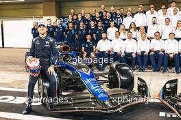 Nicholas Latifi (CDN) Williams Racing at a team photograph. 19.11.2022. Formula 1 World Championship, Rd 22, Abu Dhabi Grand Prix, Yas Marina Circuit, Abu Dhabi, Qualifying Day.