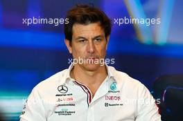 Toto Wolff (GER) Mercedes AMG F1 Shareholder and Executive Director in the FIA Press Conference. 19.11.2022. Formula 1 World Championship, Rd 22, Abu Dhabi Grand Prix, Yas Marina Circuit, Abu Dhabi, Qualifying Day.