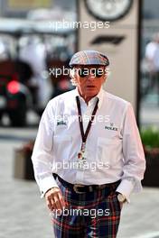 Jackie Stewart (GBR). 19.11.2022. Formula 1 World Championship, Rd 22, Abu Dhabi Grand Prix, Yas Marina Circuit, Abu Dhabi, Qualifying Day.