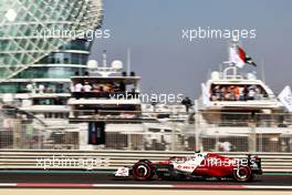 Guanyu Zhou (CHN) Alfa Romeo F1 Team C42. 19.11.2022. Formula 1 World Championship, Rd 22, Abu Dhabi Grand Prix, Yas Marina Circuit, Abu Dhabi, Qualifying Day.