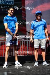 Esteban Ocon (FRA), Alpine F1 Team and Fernando Alonso (ESP), Alpine F1 Team   19.11.2022. Formula 1 World Championship, Rd 22, Abu Dhabi Grand Prix, Yas Marina Circuit, Abu Dhabi, Qualifying Day.