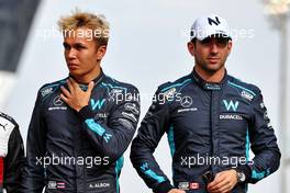 (L to R): Alexander Albon (THA) Williams Racing and Nicholas Latifi (CDN) Williams Racing at the end of year drivers' photograph. 20.11.2022. Formula 1 World Championship, Rd 22, Abu Dhabi Grand Prix, Yas Marina Circuit, Abu Dhabi, Race Day.