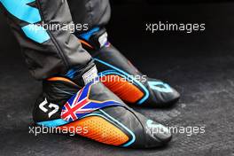 Racing boots of Lando Norris (GBR) McLaren. 20.11.2022. Formula 1 World Championship, Rd 22, Abu Dhabi Grand Prix, Yas Marina Circuit, Abu Dhabi, Race Day.