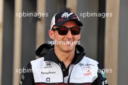 Robert Kubica (POL) Alfa Romeo F1 Team Reserve Driver. 17.11.2022. Formula 1 World Championship, Rd 22, Abu Dhabi Grand Prix, Yas Marina Circuit, Abu Dhabi, Preparation Day.