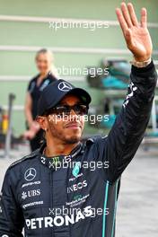 Lewis Hamilton (GBR) Mercedes AMG F1 at a team photograph. 17.11.2022. Formula 1 World Championship, Rd 22, Abu Dhabi Grand Prix, Yas Marina Circuit, Abu Dhabi, Preparation Day.