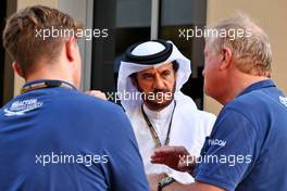 Mohammed Bin Sulayem (UAE) FIA President with Jo Bauer (GER) FIA Delegate (Right). 17.11.2022. Formula 1 World Championship, Rd 22, Abu Dhabi Grand Prix, Yas Marina Circuit, Abu Dhabi, Preparation Day.