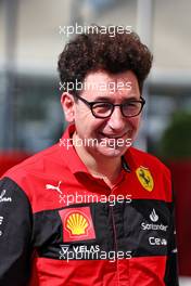 Mattia Binotto (ITA) Ferrari Team Principal. 17.11.2022. Formula 1 World Championship, Rd 22, Abu Dhabi Grand Prix, Yas Marina Circuit, Abu Dhabi, Preparation Day.