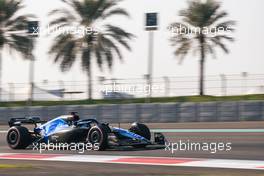 Logan Sargeant (USA) Williams Racing FW44. 22.11.2022. Formula 1 Testing, Yas Marina Circuit, Abu Dhabi, Tuesday.