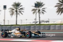 Oscar Piastri (AUS) McLaren MCL36. 22.11.2022. Formula 1 Testing, Yas Marina Circuit, Abu Dhabi, Tuesday.