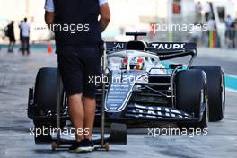 Yuki Tsunoda (JPN) AlphaTauri AT03. 22.11.2022. Formula 1 Testing, Yas Marina Circuit, Abu Dhabi, Tuesday.