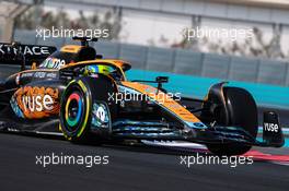 Lando Norris (GBR), McLaren F1 Team  22.11.2022. Formula 1 Testing, Yas Marina Circuit, Abu Dhabi, Tuesday.