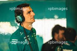 Pedro De La Rosa (ESP) Aston Martin F1 Team, Team Ambassador. 22.11.2022. Formula 1 Testing, Yas Marina Circuit, Abu Dhabi, Tuesday.