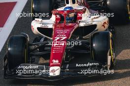 Valtteri Bottas (FIN) Alfa Romeo F1 Team C42. 22.11.2022. Formula 1 Testing, Yas Marina Circuit, Abu Dhabi, Tuesday.