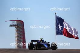  Logan Sargeant (USA) Williams Racing  21.10.2022. Formula 1 World Championship, Rd 19, United States Grand Prix, Austin, Texas, USA, Practice Day.