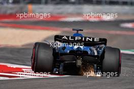 Fernando Alonso (ESP) Alpine F1 Team A522. 21.10.2022. Formula 1 World Championship, Rd 19, United States Grand Prix, Austin, Texas, USA, Practice Day.