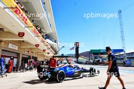 Alexander Albon (THA) Williams Racing FW44 leaves the pits. 21.10.2022. Formula 1 World Championship, Rd 19, United States Grand Prix, Austin, Texas, USA, Practice Day.