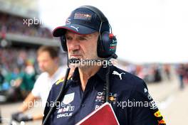 Adrian Newey (GBR) Red Bull Racing Chief Technical Officer on the grid. 23.10.2022. Formula 1 World Championship, Rd 19, United States Grand Prix, Austin, Texas, USA, Race Day.