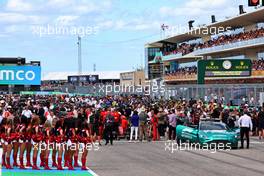 The grid before the start of the race. 23.10.2022. Formula 1 World Championship, Rd 19, United States Grand Prix, Austin, Texas, USA, Race Day.