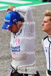 Fernando Alonso (ESP) Alpine F1 Team on the grid. 23.10.2022. Formula 1 World Championship, Rd 19, United States Grand Prix, Austin, Texas, USA, Race Day.