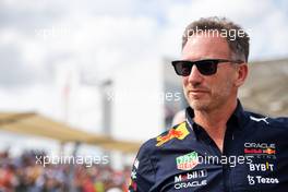 Christian Horner (GBR) Red Bull Racing Team Principal on the grid. 23.10.2022. Formula 1 World Championship, Rd 19, United States Grand Prix, Austin, Texas, USA, Race Day.