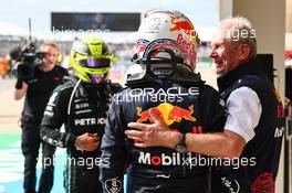 Helmut Marko (AUT) and Max Verstappen (NLD), Red Bull Racing  23.10.2022. Formula 1 World Championship, Rd 19, United States Grand Prix, Austin, Texas, USA, Race Day.