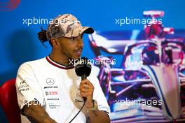 Lewis Hamilton (GBR) Mercedes AMG F1 in the post race FIA Press Conference. 23.10.2022. Formula 1 World Championship, Rd 19, United States Grand Prix, Austin, Texas, USA, Race Day.
