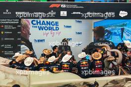 Red Bull Racing team at the podium. 23.10.2022. Formula 1 World Championship, Rd 19, United States Grand Prix, Austin, Texas, USA, Race Day.
