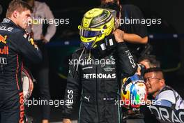 Lewis Hamilton (GBR) Mercedes AMG F1 in parc ferme. 23.10.2022. Formula 1 World Championship, Rd 19, United States Grand Prix, Austin, Texas, USA, Race Day.