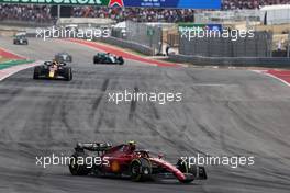 Carlos Sainz Jr (ESP) Ferrari F1-75. 23.10.2022. Formula 1 World Championship, Rd 19, United States Grand Prix, Austin, Texas, USA, Race Day.